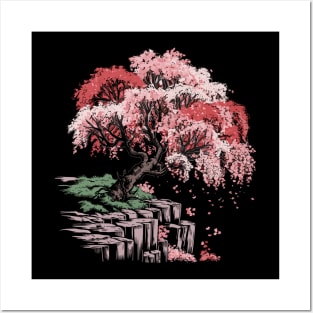 Colorful Sakura Tree #5 Posters and Art